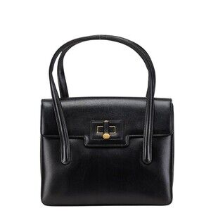 Gucci handbag black leather